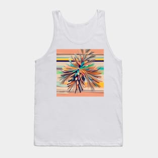 Pastel Pine Cone with Needles Tank Top